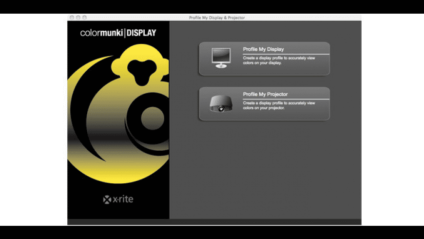 Colormunki display software mac pro